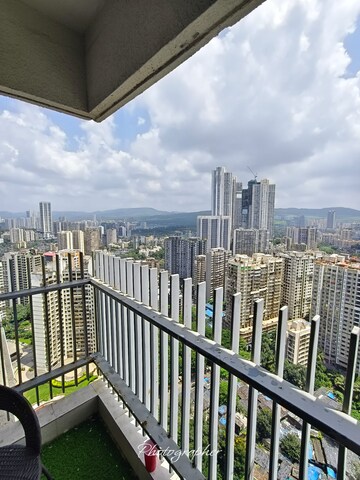 Balcony in 3 BHK Apartment at Kanakia Levels, Malad East – for Rent