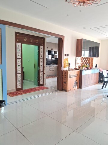 Living Room in 2.5 BHK Apartment at Ambience Courtyard, Manikonda – for Rent