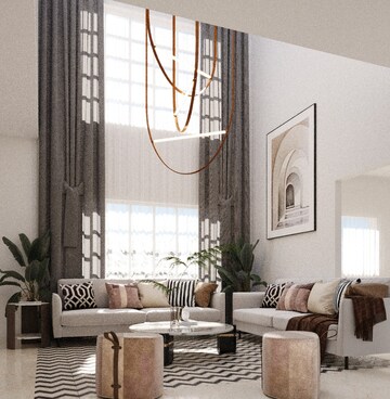 Living Room in 3 BHK Villa at Bastora – for Sale