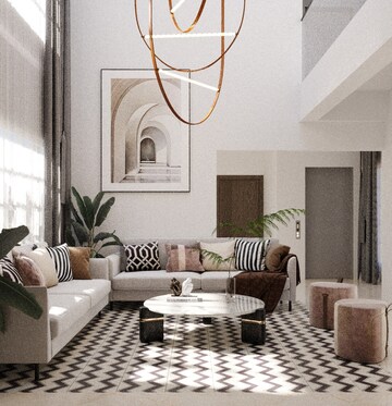 Living Room in 3 BHK Villa at Bastora – for Sale