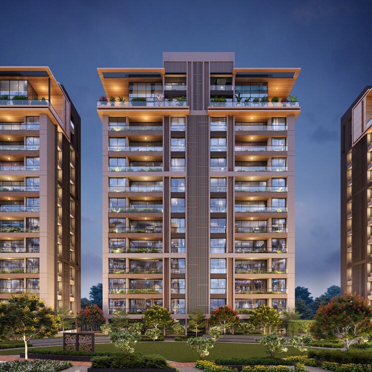 Exterior View, green citylight 3 Bedroom 2062 Sq.Ft. Apartment In Green Citylight Surat 8200975