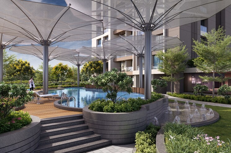 Garden, green citylight 3 Bedroom 2062 Sq.Ft. Apartment In Green Citylight Surat 8200975