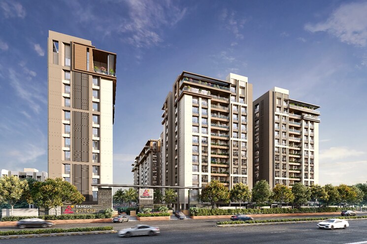 Exterior View, green citylight 3 Bedroom 2062 Sq.Ft. Apartment In Green Citylight Surat 8200975