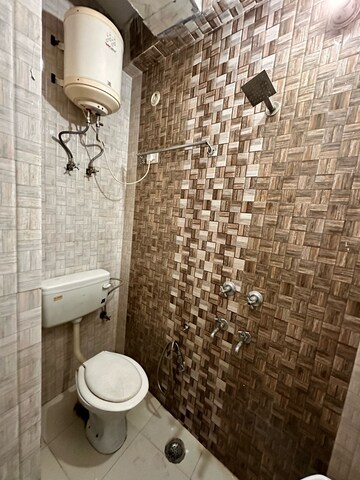 Bathroom in 1 RK Builder Floor at Saket – for Rent