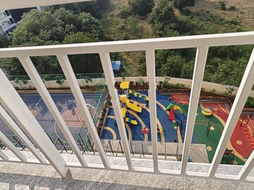 Balcony in 2.5 BHK Apartment at Ambience Courtyard, Manikonda – for Rent