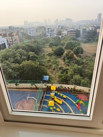 Swimming Pool in 2.5 BHK Apartment at Ambience Courtyard, Manikonda – for Rent