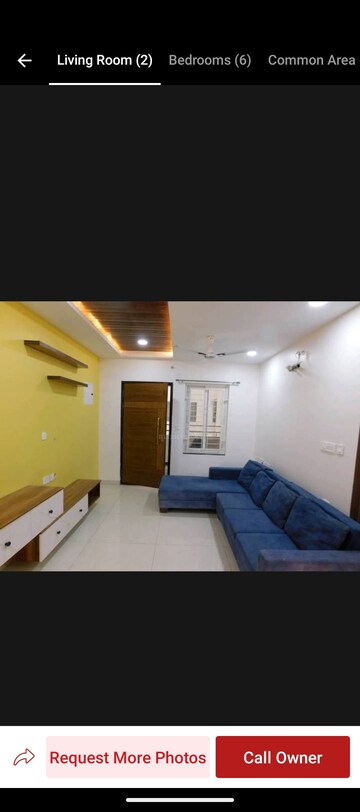 Living Room in 2 BHK Apartment at My Home Navadweepa, Madhapur – for Rent