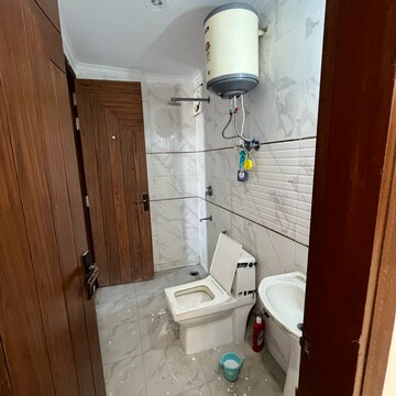 Bathroom in 3 BHK Builder Floor at Chattarpur – for Rent