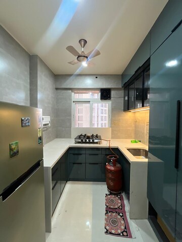 Kitchen in 1 BHK Apartment at Hiranandani Estate Penrith, Ghodbunder Road – for Rent