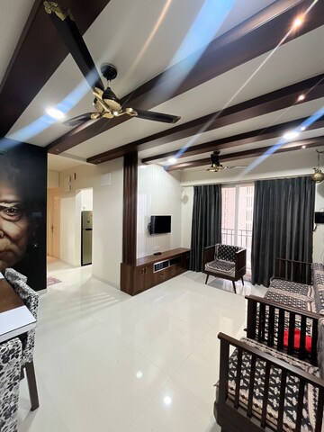 Living Room in 1 BHK Apartment at Hiranandani Estate Penrith, Ghodbunder Road – for Rent