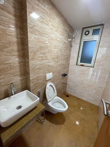 Bathroom in 3 BHK Apartment at Hiranandani Gardens Florentine, Powai – for Rent
