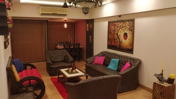 Living Room in 2 BHK Apartment at Ganga Bhavan, Versova – for Rent