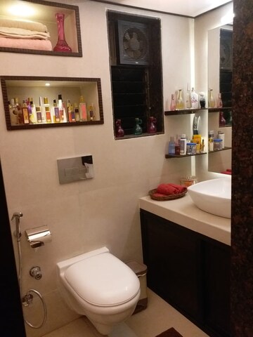 Bathroom in 2 BHK Apartment at Ganga Bhavan, Versova – for Rent