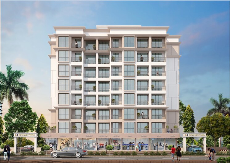 Exterior View, spm-midtown 2 Bedroom 1070 Sq.Ft. Apartment In Shirgaon Thane 8201535