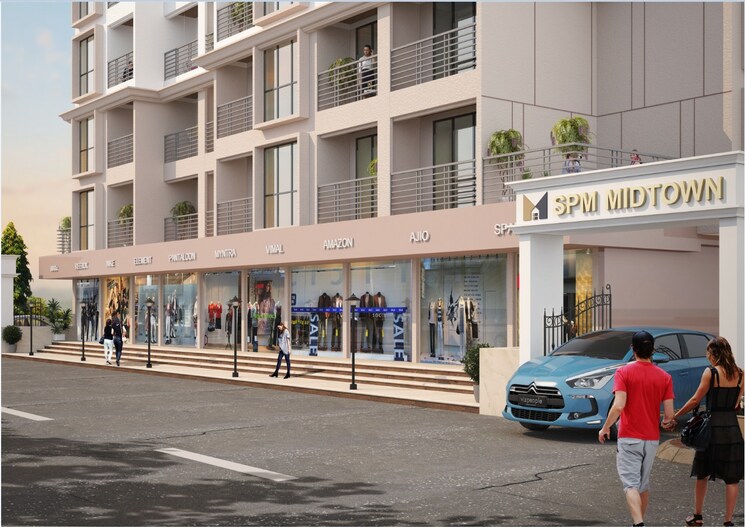 Exterior View, spm-midtown 2 Bedroom 1070 Sq.Ft. Apartment In Shirgaon Thane 8201535