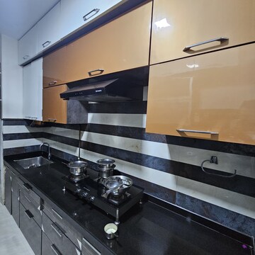 Kitchen in 3 BHK Apartment at Mulund West – for Sale