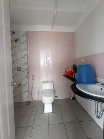 Bathroom in 3 BHK Apartment at Nanded City Shubh Kalyan, Nanded – for Rent