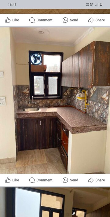 Kitchen in 1 BHK Builder Floor at Saket – for Rent