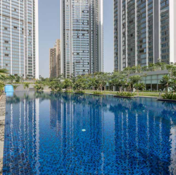 Swimming Pool in 3 BHK Apartment at Oberoi Realty Esquire, Gokuldham Colony – for Sale