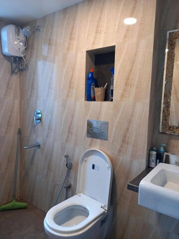 Bathroom in 2 BHK Apartment at Lodha Amara, Kolshet Road – for Rent