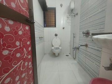 Bathroom in 2 BHK Apartment at Ravechi Heights, Kharghar – for Rent