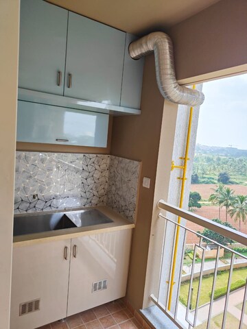Kitchen in 2 BHK Apartment at Sobha Dream Gardens, Thanisandra Main Road – for Rent