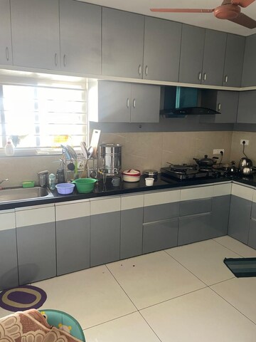 Kitchen in 3 BHK Apartment at Rajapushpa Eterna, Nanakramguda – for Rent