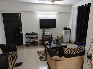 Living Room in 3 BHK Apartment at Provident Harmony, Thanisandra Main Road – for Rent