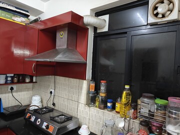 Kitchen in 3 BHK Apartment at Provident Harmony, Thanisandra Main Road – for Rent