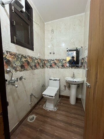 Bathroom in 3 BHK Builder Floor at Shakti Khand iv – for Sale