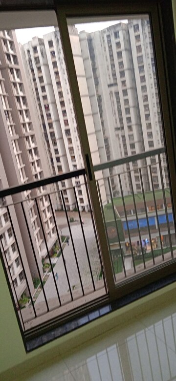 Balcony in 2 BHK Apartment at Runwal Eirene, Balkum Pada – for Rent