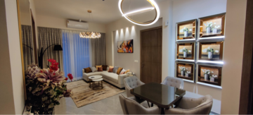 Living Room in 2.5 BHK Builder Floor at M3M Antalya Hills, Sector 79 – for Sale
