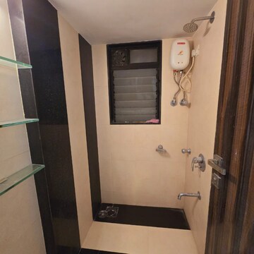 Bathroom in 1 BHK Apartment at Crystal Avenue, Samata Nagar – for Rent