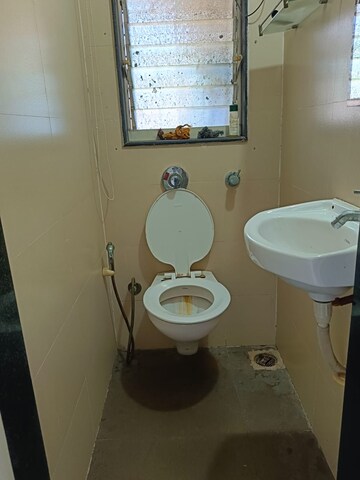 Bathroom in 2 BHK Apartment at Krishna CHS Malad West, Malad West – for Rent