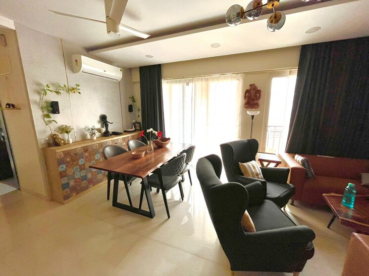 Living Room, vijay-orovia 3 Bedroom 970 Sq.Ft. Apartment In Ghodbunder Road Thane 8203085