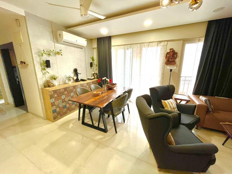 Living Room, vijay-orovia 3 Bedroom 970 Sq.Ft. Apartment In Ghodbunder Road Thane 8203085