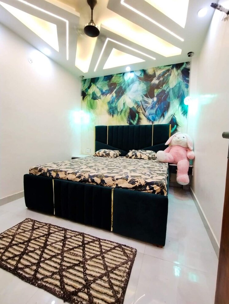 Bedroom, mohan garden 1 Bedroom 400 Sq.Ft. Builder Floor In Mohan Garden Delhi 8203172