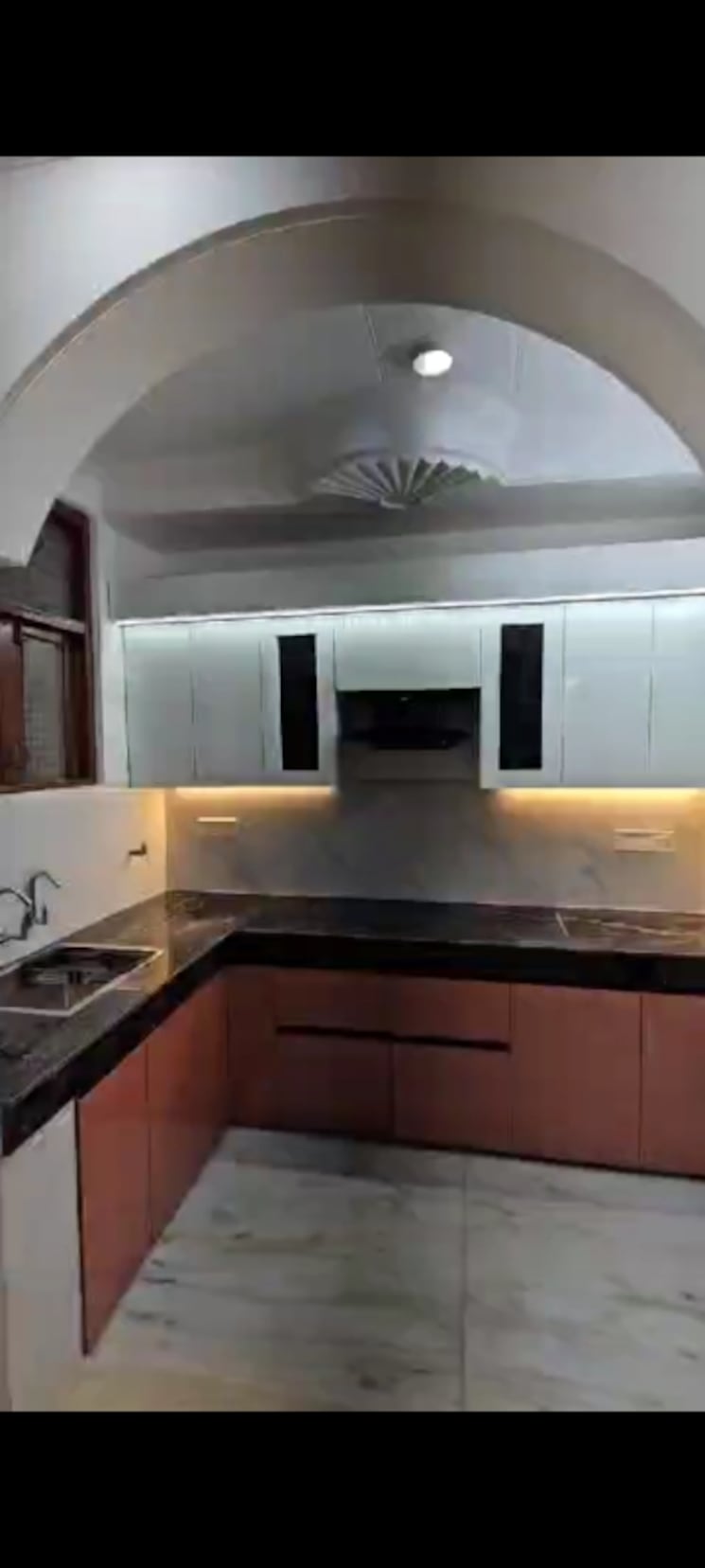 Kitchen, maya-homes 3 Bedroom 1400 Sq.Ft. Builder Floor In Indrapuram Ghaziabad 8203361