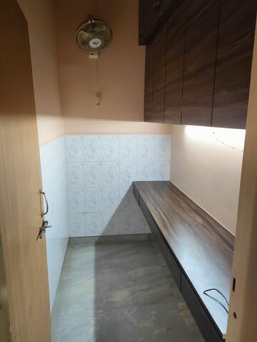 Bathroom in 1 BHK Apartment at Ramdevi CHS, Khar West – for Rent