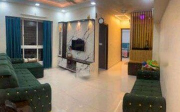 Living Room in 2 BHK Apartment at Lodha Amara, Kolshet Road – for Rent