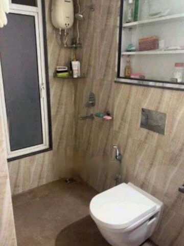 Bathroom in 2 BHK Apartment at Lodha Amara, Kolshet Road – for Rent