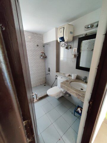 Bathroom in 3 BHK Apartment at Unitech The Residences Gurgaon, Sector 33 – for Rent