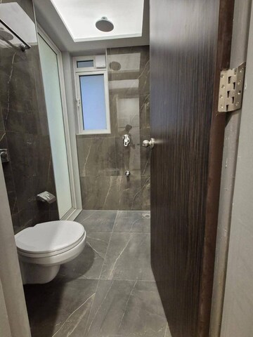 Bathroom in 1 BHK Apartment at Aurum Q Residences, Ghansoli – for Rent