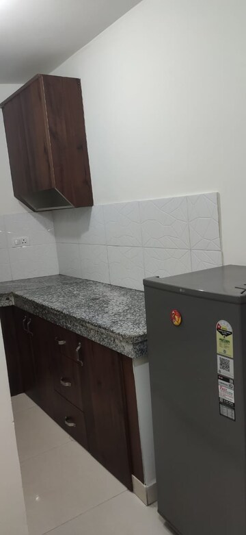 Kitchen in 2 BHK Builder Floor at Freedom Fighters Enclave – for Rent