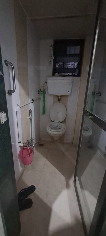 Bathroom in 1 BHK Apartment at Runwal Nagar CHS, Runwal Nagar – for Rent
