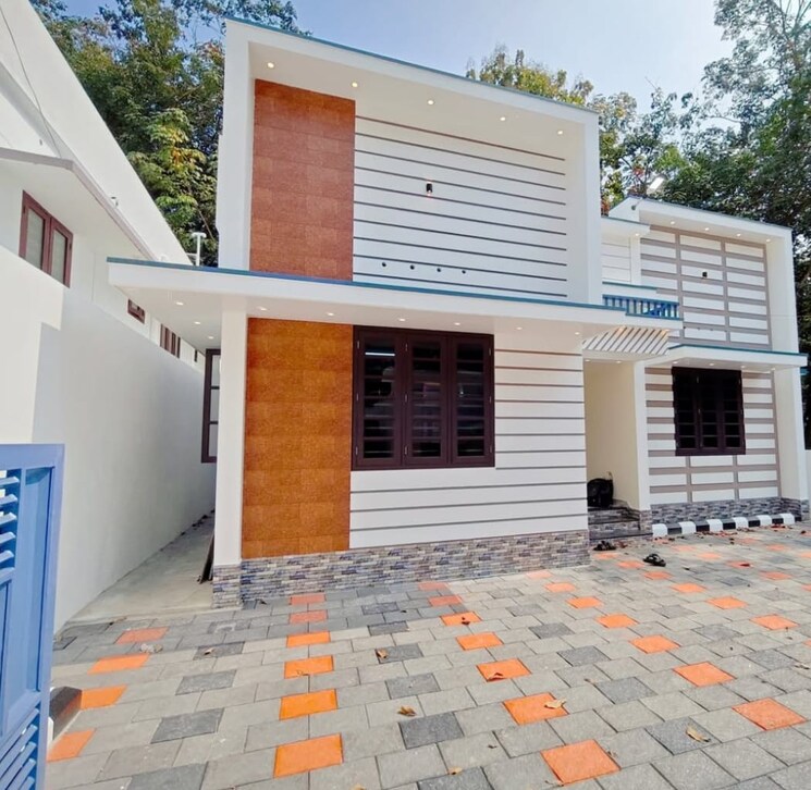 Exterior View, kannadi i 3 Bedroom 1400 Sq.Ft. Villa In KannadI I Palakkad 8204083