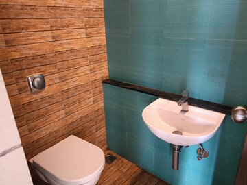 Bathroom in 1 BHK Apartment at Lodha Quality Home Tower 2, Majiwada – for Rent