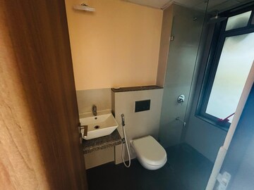 Bathroom in 2 BHK Apartment at Piramal Vaikunth, Balkum Pada – for Rent