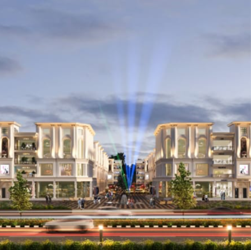  Shop – Exterior View View at Auric Universal Square, Sector 77 - for Sale