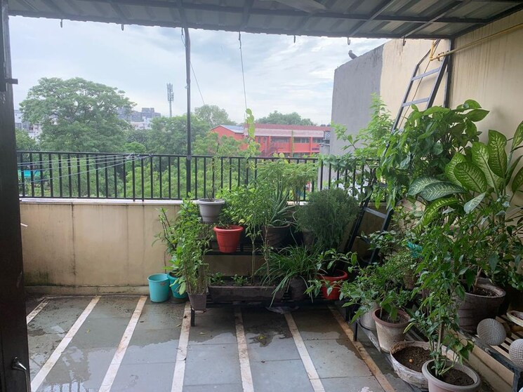 Balcony, lajpat nagar 1 Bedroom 100 Sq.Yd. Builder Floor In Lajpat Nagar Delhi 8204504